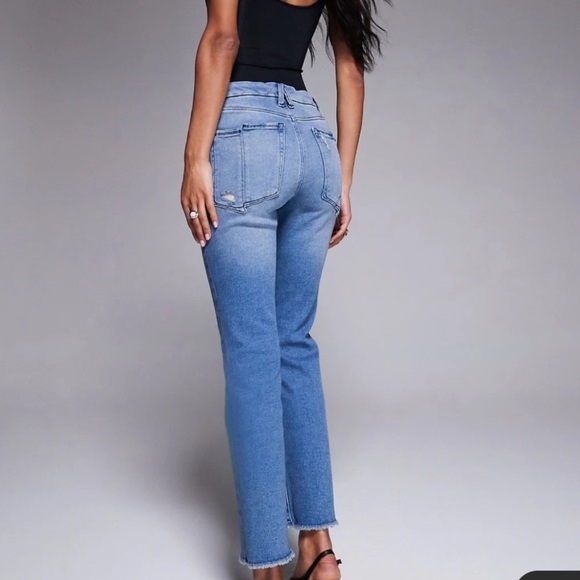 Good American Denim - Good American Good Legs Straight Jeans Blue Size 2 / 26 NWT